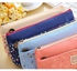 Universal Trendy Chic Girls Tote Canvas Pencil Case Women Cosmetic Flower Pen Bag Beauty