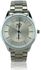 AD STEEL Stainless Steel Strap Watches for Men (Silver)