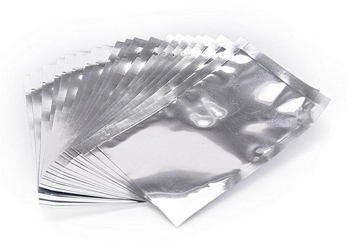 100pcs silver aluminum foil mylar bag vacuum sealer food storage package SE