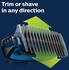 ماكينة تشذيب شعر الجسم من فيليبس نوريلكو BG1026/60، بودي جروم سيريز 1100 ملائة للاستخدام أثناء الاستحمام، للرجال