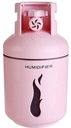 4 in 1 essential oil diffuser air humidifier usb nebulizer aroma diffuser car humidifier mini for living room bedroom, (Color : Pink)