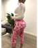 Pink Tie Dye Pants Women Jogger - Sweatpants - Stretchy Slim