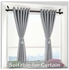 Curtain Rod Bracket, Ceiling Mount Aluminum Alloy Closet Bracket with Plastic Buckle, Heavy Duty Matching Screws