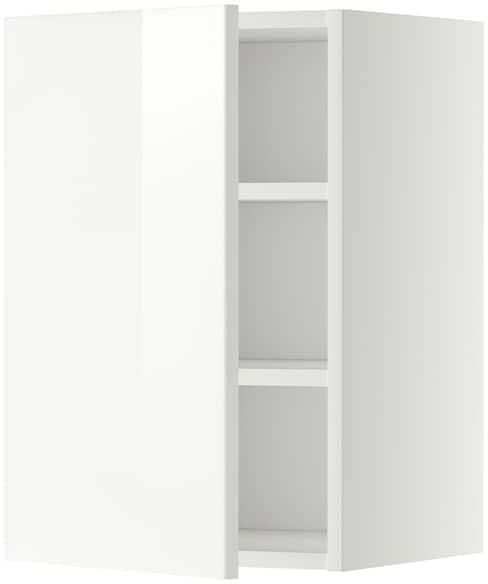 Wall cabinet with shelves, white/Ringhult white