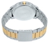 Men's Stainless Steel Analog Watch MTP-VD01SG-9BVUDF - 45 mm - Silver/Gold