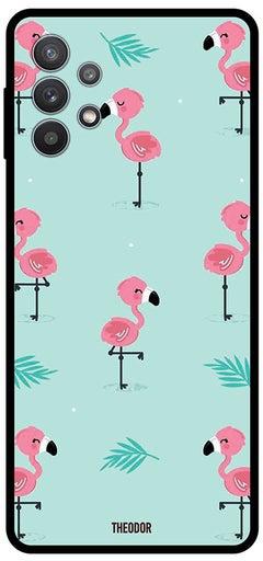 Protective Case Cover For Samsung Galaxy A32 5G Flamingo Pattern