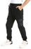 Andora Elastic Waist With Drawstring Side Pockets Boys Pants - Black