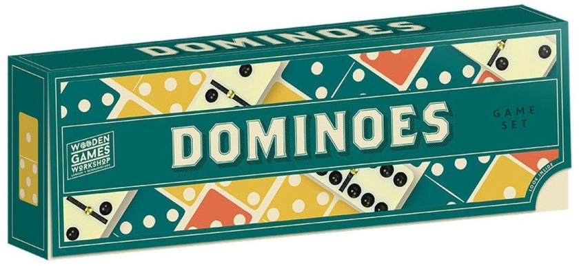 Professor Puzzle DOMINOES - The Classic Domino Game That We All Know and Love, Great Fun for All Generations, Indoor or Outdoor Activity, for Kids, Family, Friends, Multi-Players