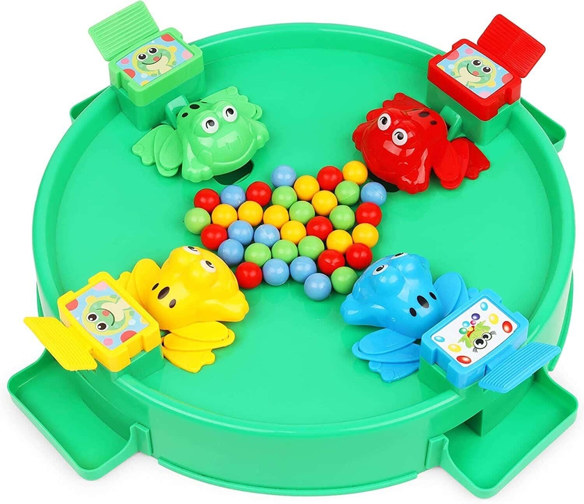 Get Happy Frog Toy For Kids, 4 Persons - Multicolor with best offers | Raneen.com