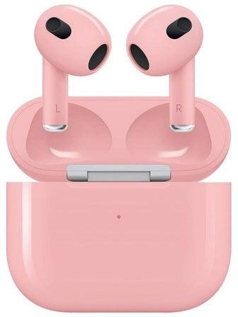 3rd Generation True Wireless Earphones Sport Bluetooth Noise Cancellation TWS Earbuds Compatible with All iPhone and Android Smartphones Pink