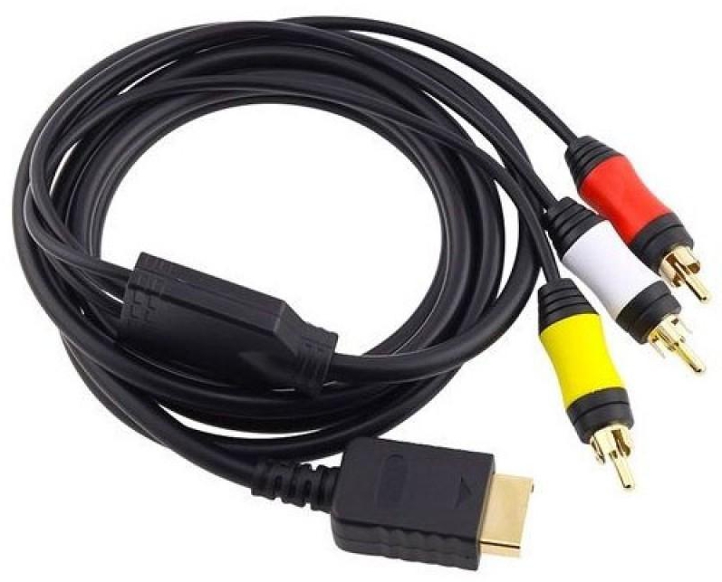 Generic Playstation PS2 PSX AV to RCA Cable