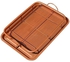 Non-stick Copper Oven Tray With An Air Fryer For Oven