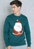 Merry Santa Printed Sweatshirt