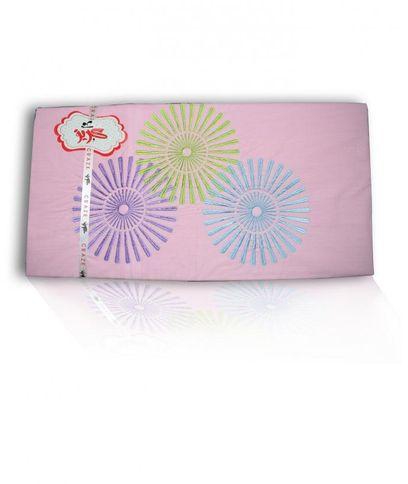 Craze Cotton Craze Circles Bed Sheet - 5 Pcs - Pink