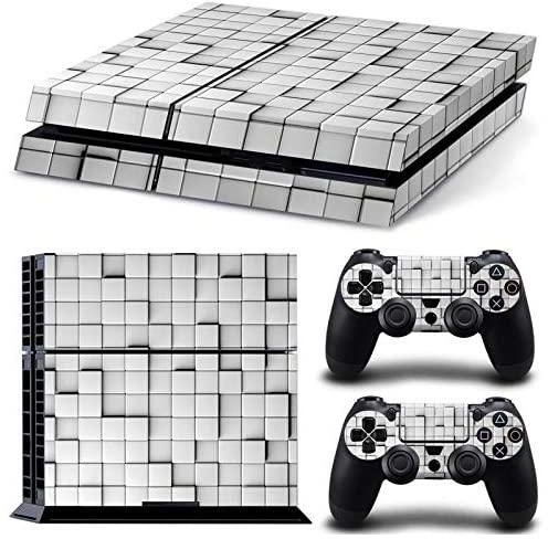3D White Skins For Ps4 Controller - Decals For Playstation 4 Games