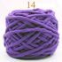 Generic 100g Skeins Cotton Yarn Chenille Colorful Knitted Chunky Sweater Velvet Colours Crochet HandCraft Knitting BabySoft Wool
