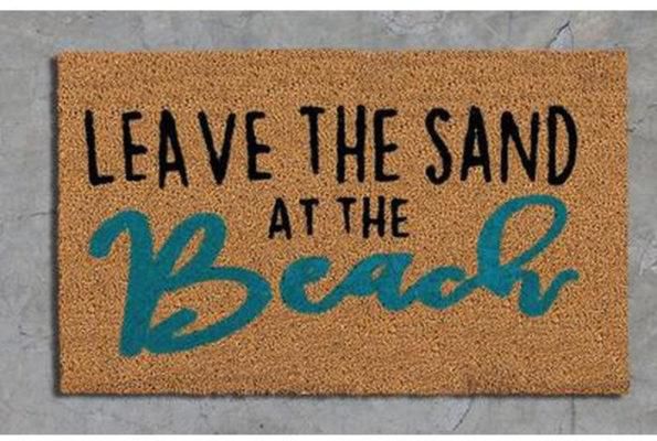 Leave The Sand At The Beach Doormat