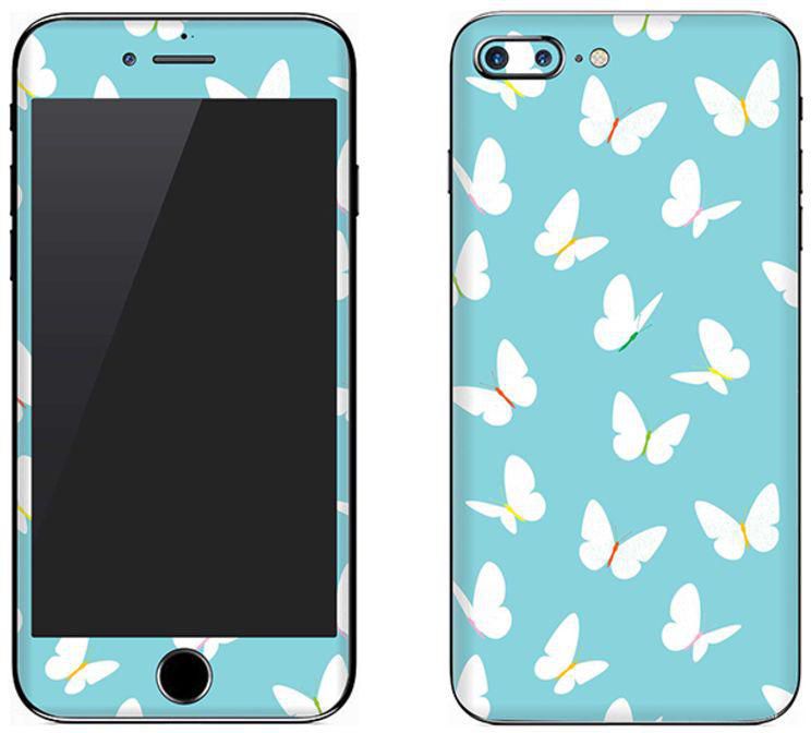 Vinyl Skin Decal For Apple iPhone 8 Plus Fluttering Butterfly