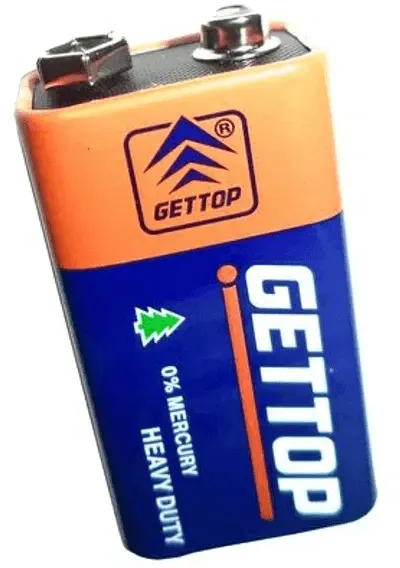 Gettop 9V Battery 6F22 Super Battery 9V PPP3 Non Rechargeable Battery