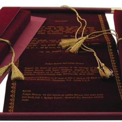 Luxury Invitation Card Marriage Proposal Letter Red S96 Price