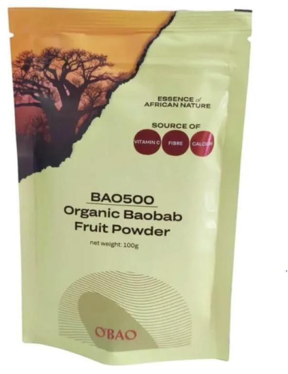 O’BAO ORGANIC BAOBAB FRUIT POWDER 100G