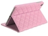Universal Crown Rivet Leather Stand Cover For Apple Mini 1/2/3 (Pink)