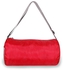 Nivia 6853 Polyester Basic Duffle Bag, Youth (Red/Grey)