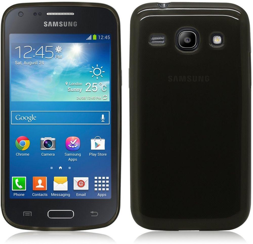 TPU Flex-Gel Soft Cover Case for Samsung Galaxy Core Plus / SM-G350 - BLACK