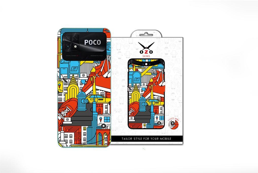 OZO Skins Ozo skins sportive positive enargy (SE207SPE) For Xiaomi Poco C40