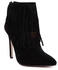 Fashion Women's Ankle Boots With V Shape And Fringe Design
