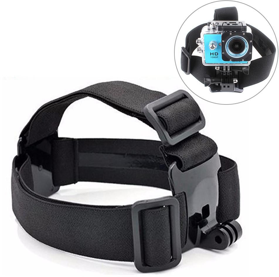 Elastic Adjustable Head Strap Mount for GoPro Hero 4 3 2 Cameras Accessories with Anti-slide glue