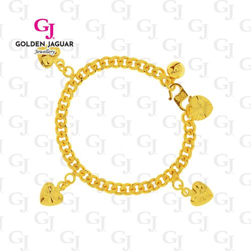GJ Jewelry Emas Korea Bracelet - Love Kids 9560426-0