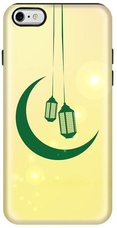 Stylizedd Apple iPhone 6 Plus / 6S Plus Dual Layer Tough case cover Gloss Finish - Ramadan Shine