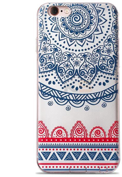 3D Printing TPU All-around Protective Case for iPhone 6 Plus/ 6S Plus Dark Blue and Red
