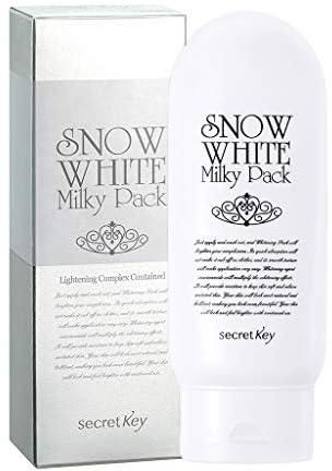 [SECRET KEY] Snow White Whitening Milky Pack 200g for Face and Body, Wash-Off Type, Instant Natural Brightening Lasting for 10hr