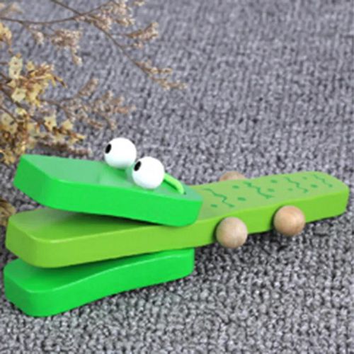 Cute Castanets Musical Instrument Toys Kids Wooden Toys Clapper Musical Instruments