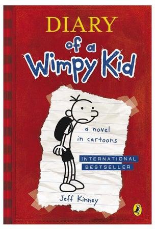 Diary Of A Wimpy Kid - A Novel In Cartoons - غلاف ورقي عادي اللغة الإنجليزية by Jeff Kinney - 03/07/2008