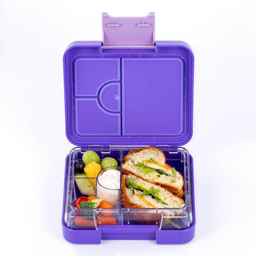 Rainbow Skool - Mini Lunch Box - Cat - Purple- Babystore.ae