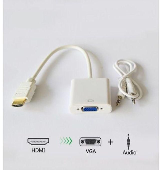 HDMI To VGA Adapter WITH 3.5mm Audio