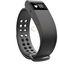 ID 105 Smart Bluetooth Bracelet with Heart Rate Pedometer Anti Lost Wake-up Mileage Calorie Sleep Monitor Call Reminder Black