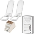 Intercom 2 Lines Including Panel 2 Headphones And 5-Pin White Italian Power Adapter, From Farvisa