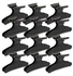 ORiTi Hair Clips for Styling Sectioning Black Butterfly Hair Clips Clamps Claws Pro Salon Hair Clips for Cutting, Styling, Sectioning, Coloring Hair styling Clips Butterfly Clips Hair Accessories