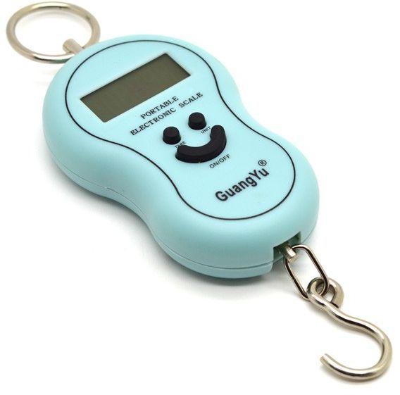 Guang Yu Portable Electronic Travel Luggage Scale Up to 40 kg., Green