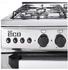 Stainless Steel 5 Gas Burners Cooker C6090SS-AC-187-F Silver