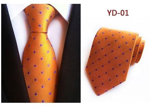 Liplasting Man Ties Man Fashion Dot Ties Slim Business Party 25 Colors Necktie For Men - YD-01