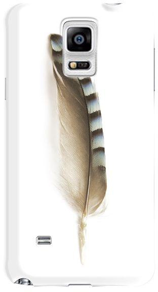 Stylizedd  Samsung Galaxy Note 4 Premium Slim Snap case cover Gloss Finish - Lonely Feather  N4-S-123