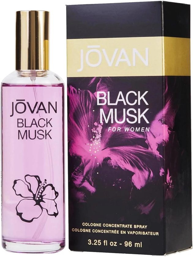 Jovan black musk spray for women 96 ml