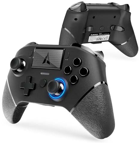 ASUSPORACE Wireless Controller for PS4 Slim/Pro/PC, Hall Sensor Trigger Dual Vibration Game Controller Remote Gamepad Joystick for Playstation 4 Console