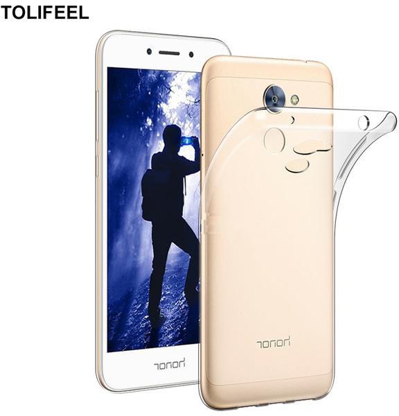Ultra Thin Silicone TPU Case Compatible with Huawei Honor 6A (Clear)