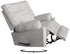 Classic Recliner Chair With Controllable Back Grey 92x95x80cm